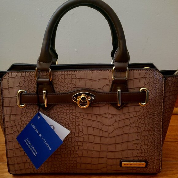 Adrienne Vittadini Jane Collection Satchel  Nwt - Picture 1 of 8